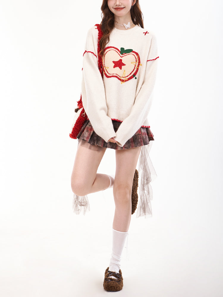 Apple Harvest Whimsy Knit Sweaters-ntbhshop