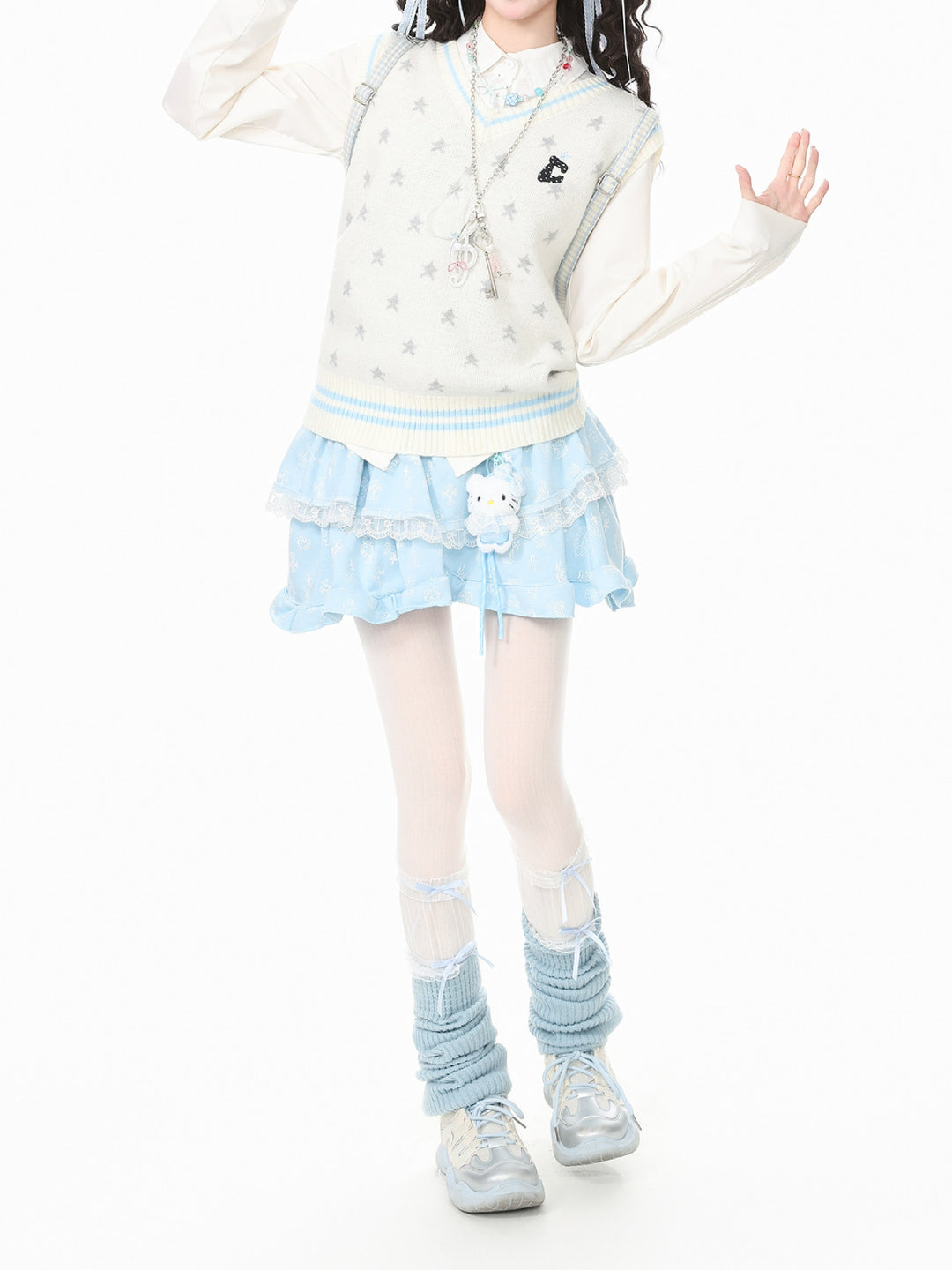 Sky Club Knit Vests-Outerwear-ntbhshop