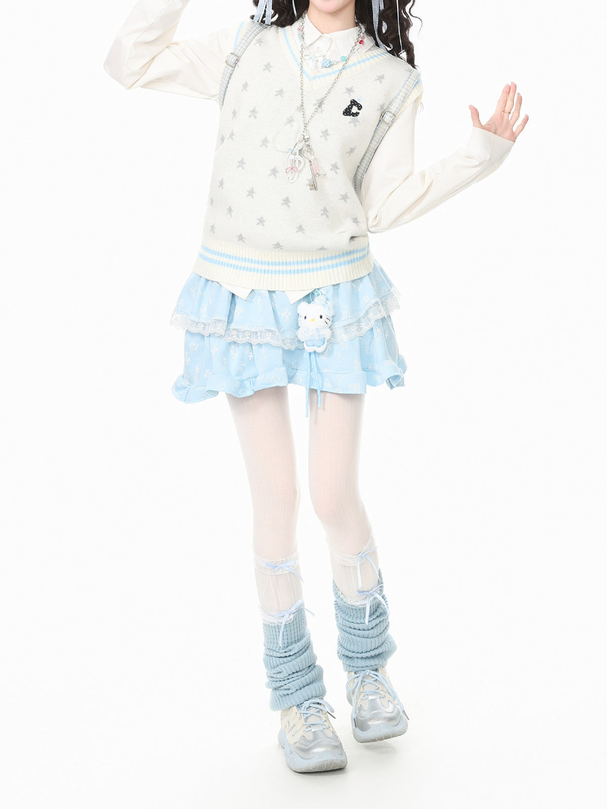 Sky Club Knit Vests-Outerwear-ntbhshop