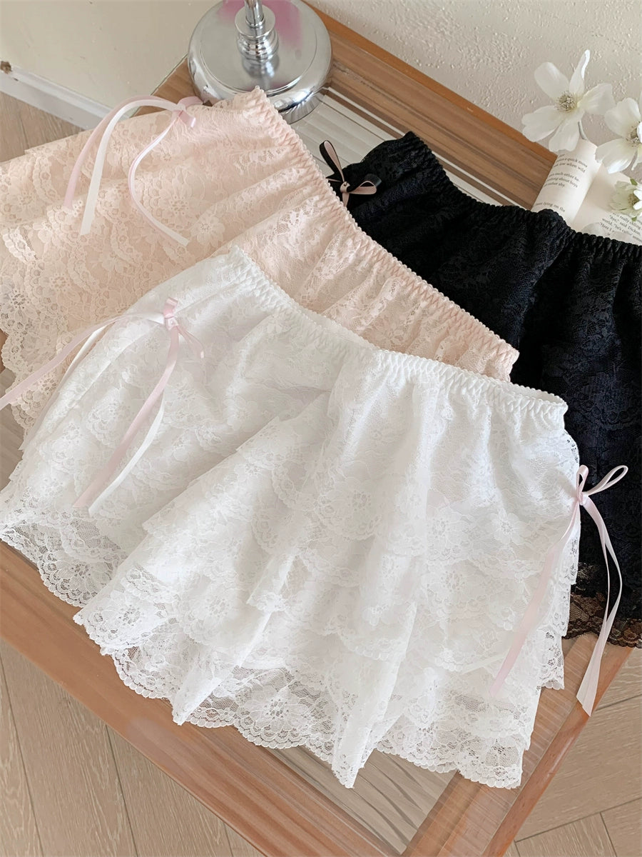 Pure Ribbon Lace Layer Pettipants-ntbhshop