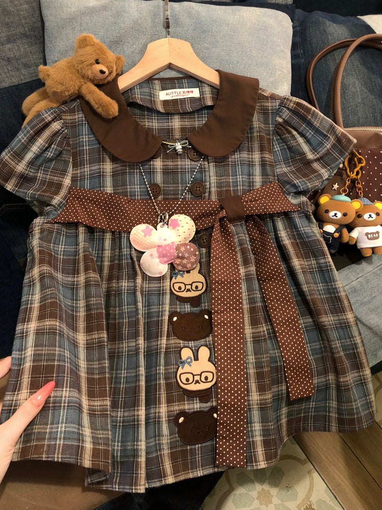 Cocoa Bunny Babydoll Blouse-Tops-ntbhshop