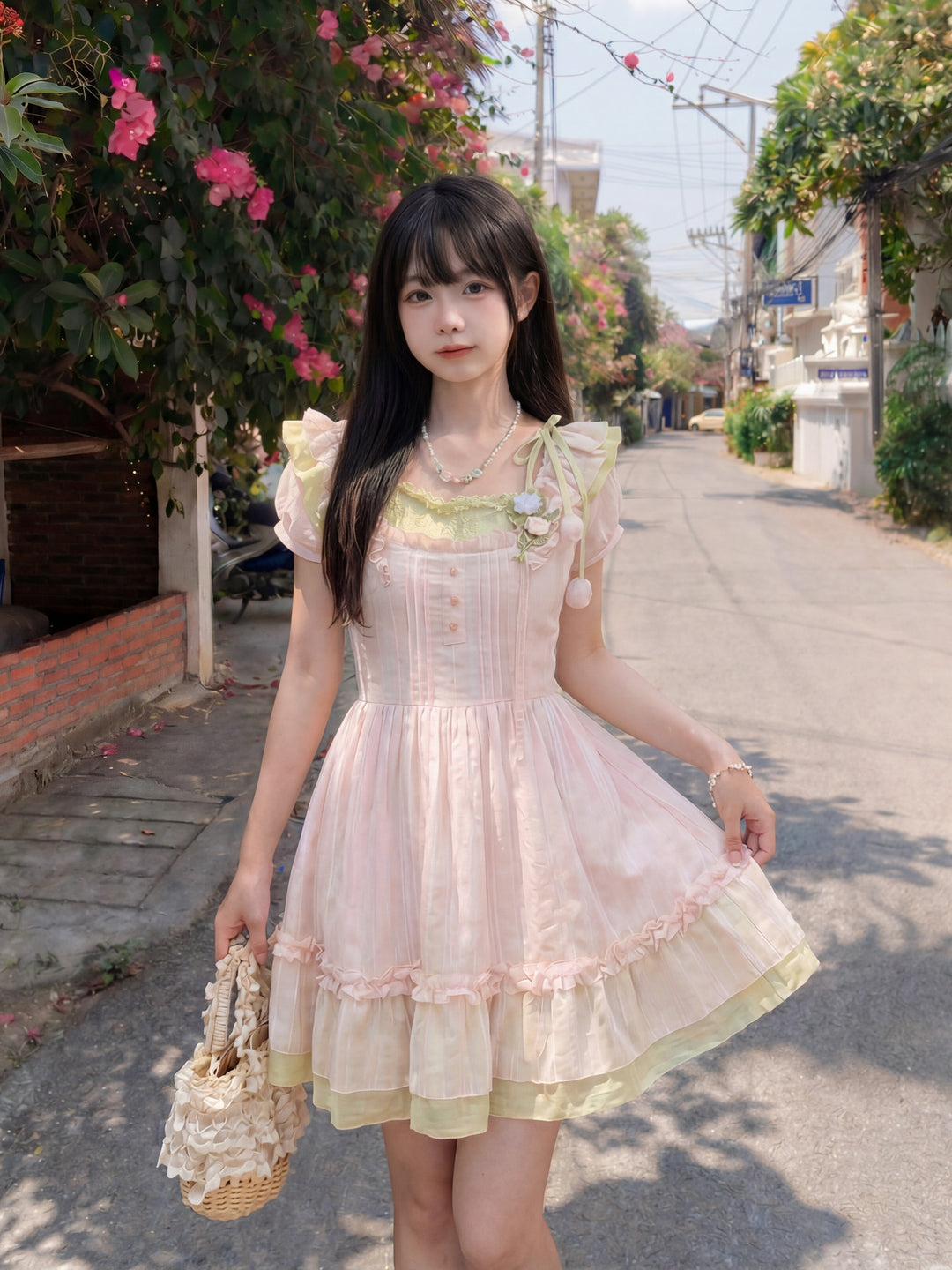 Tulip Bloom Puff Dress-Dresses-ntbhshop