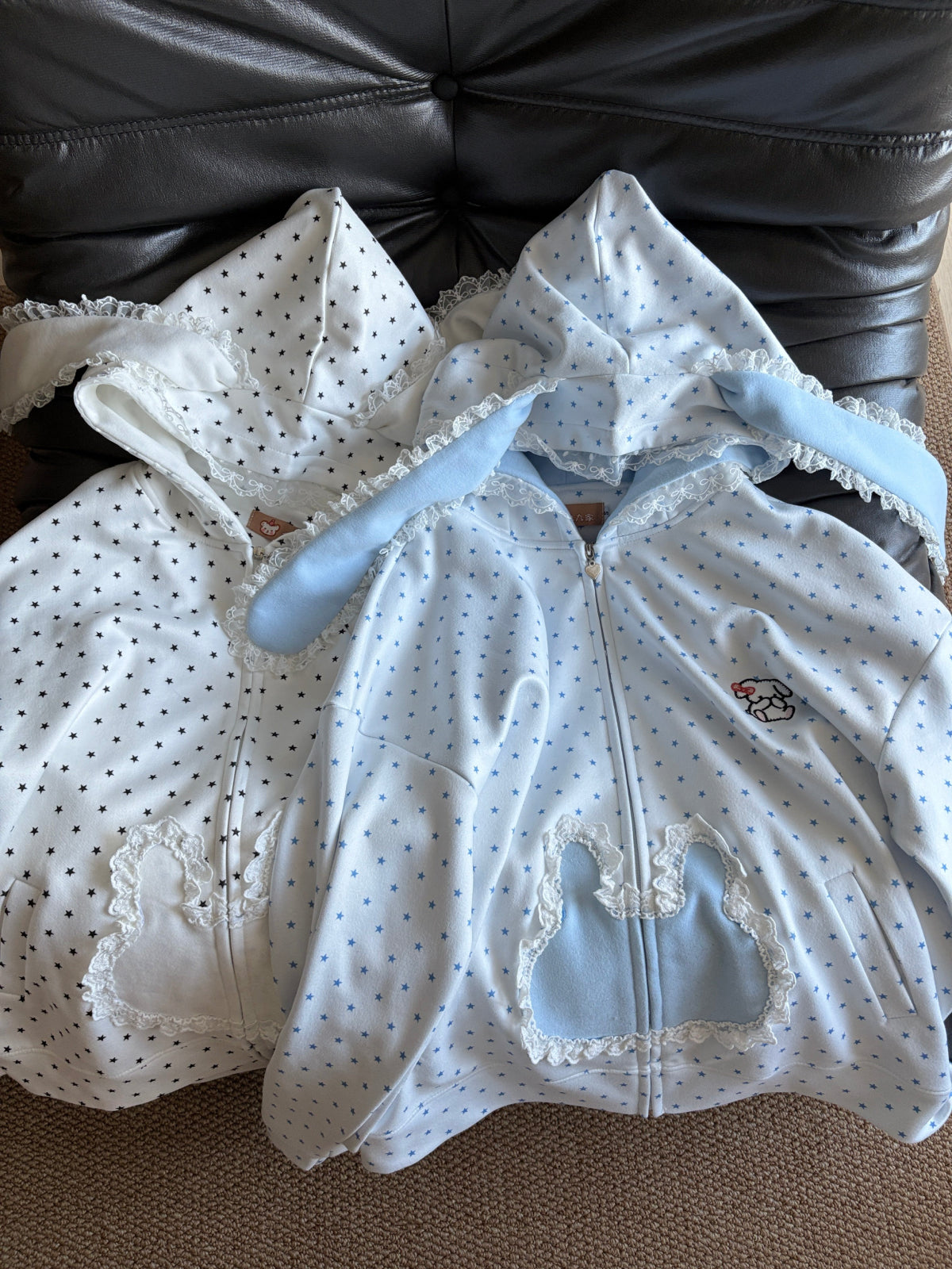 Wishing Bunny Hooded Jackets-Outerwear-ntbhshop