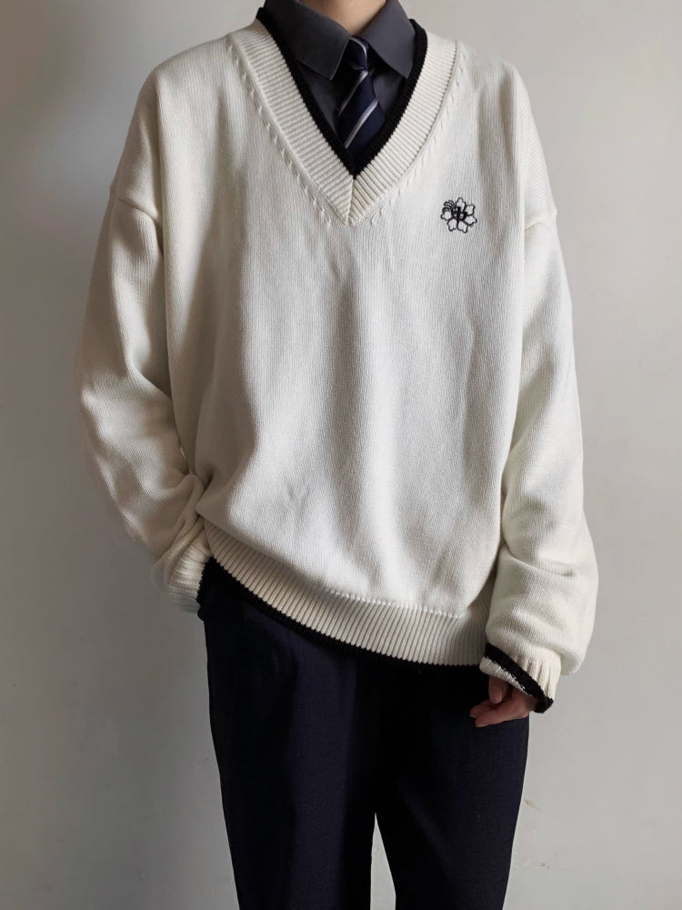 Haru JK DK Uniform Knit Sweaters-ntbhshop