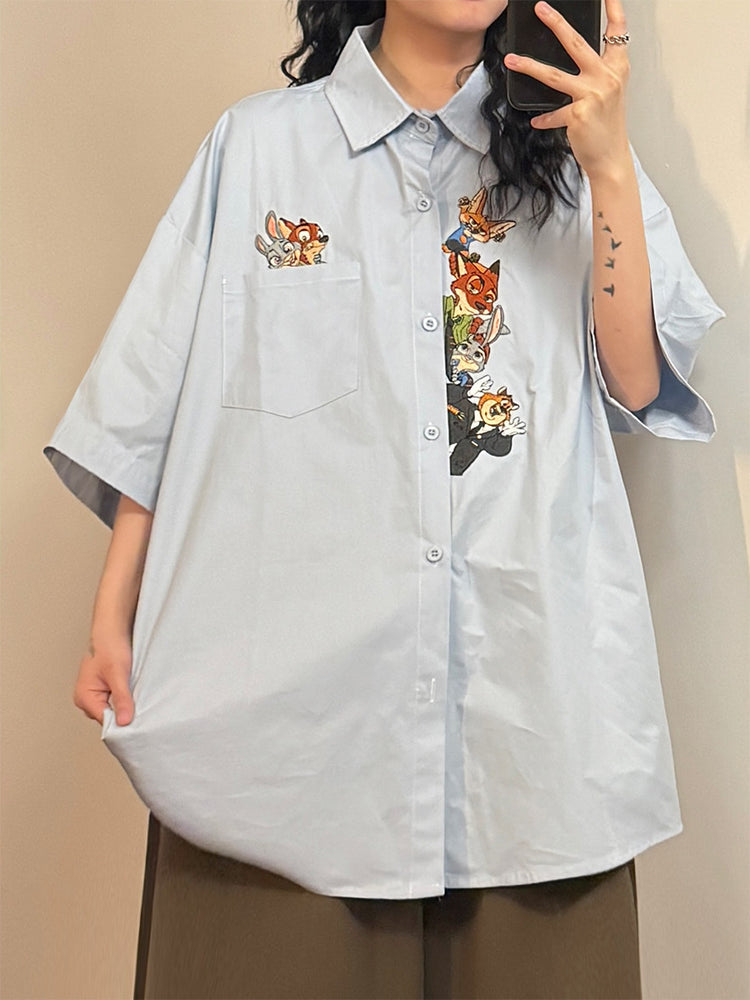 Storybook Critter Pocket Shirts-Tops-ntbhshop