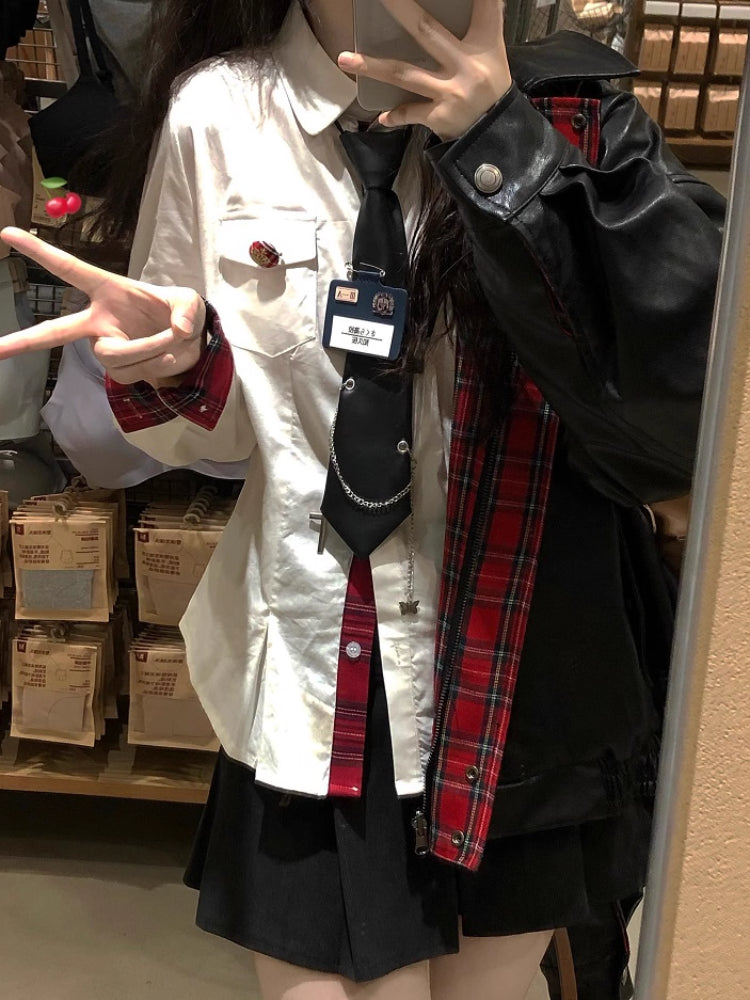 Autumn Confession Striped Shirts & Ties-ntbhshop