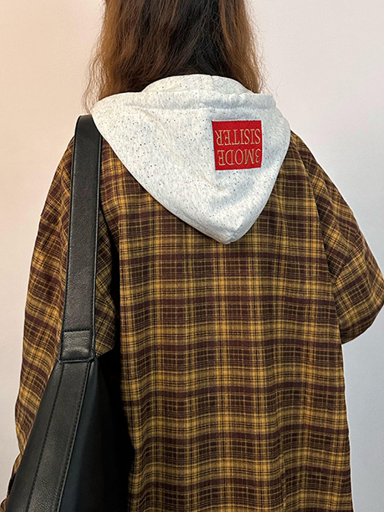 Cartoon Dream Plaid Jacket-ntbhshop