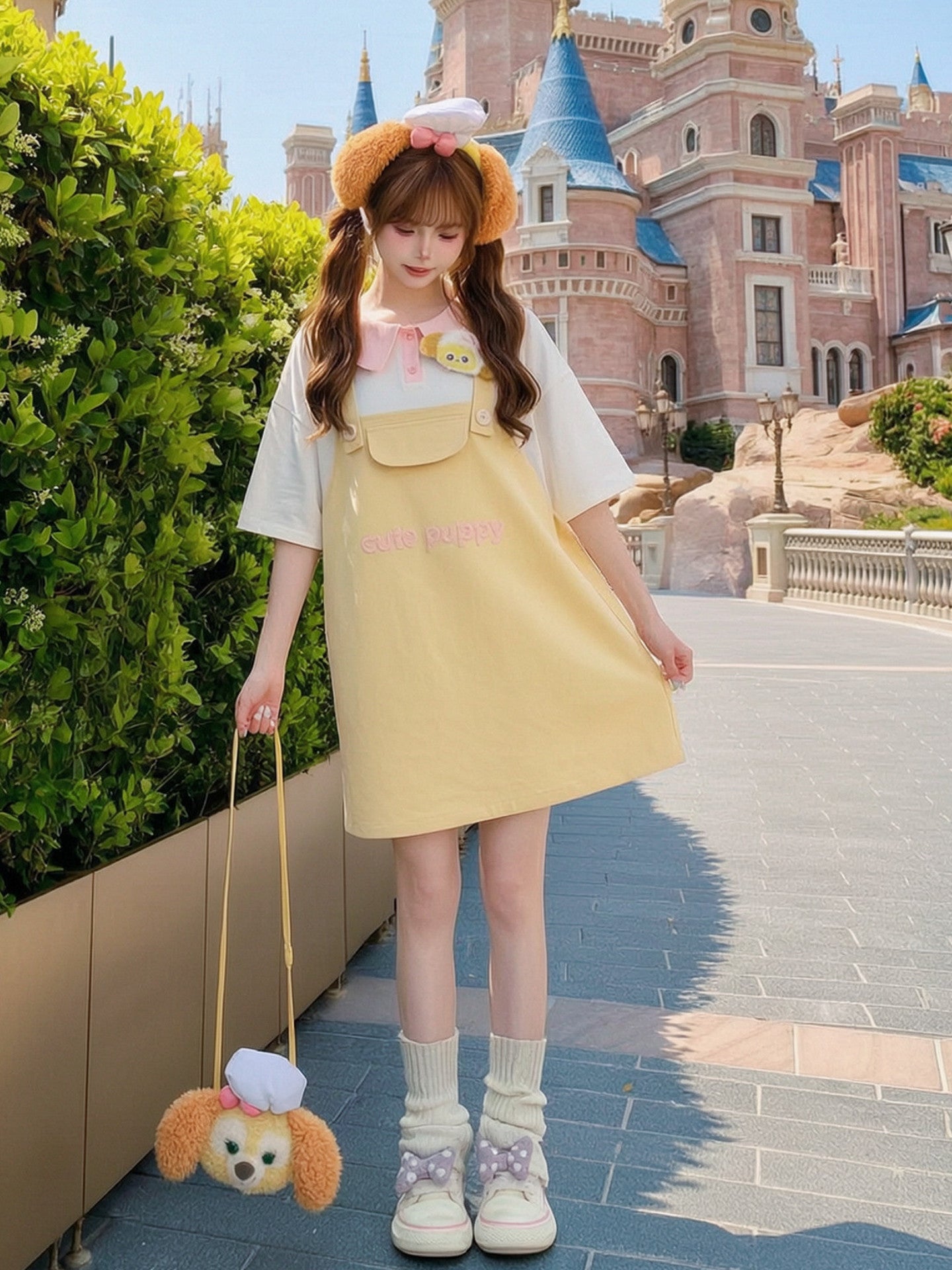 Puppy Honey Cotton Dress-Dresses-ntbhshop
