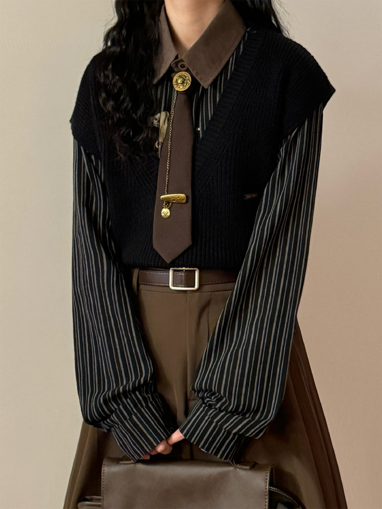 Library Lantern Scholar Knit Vests-ntbhshop