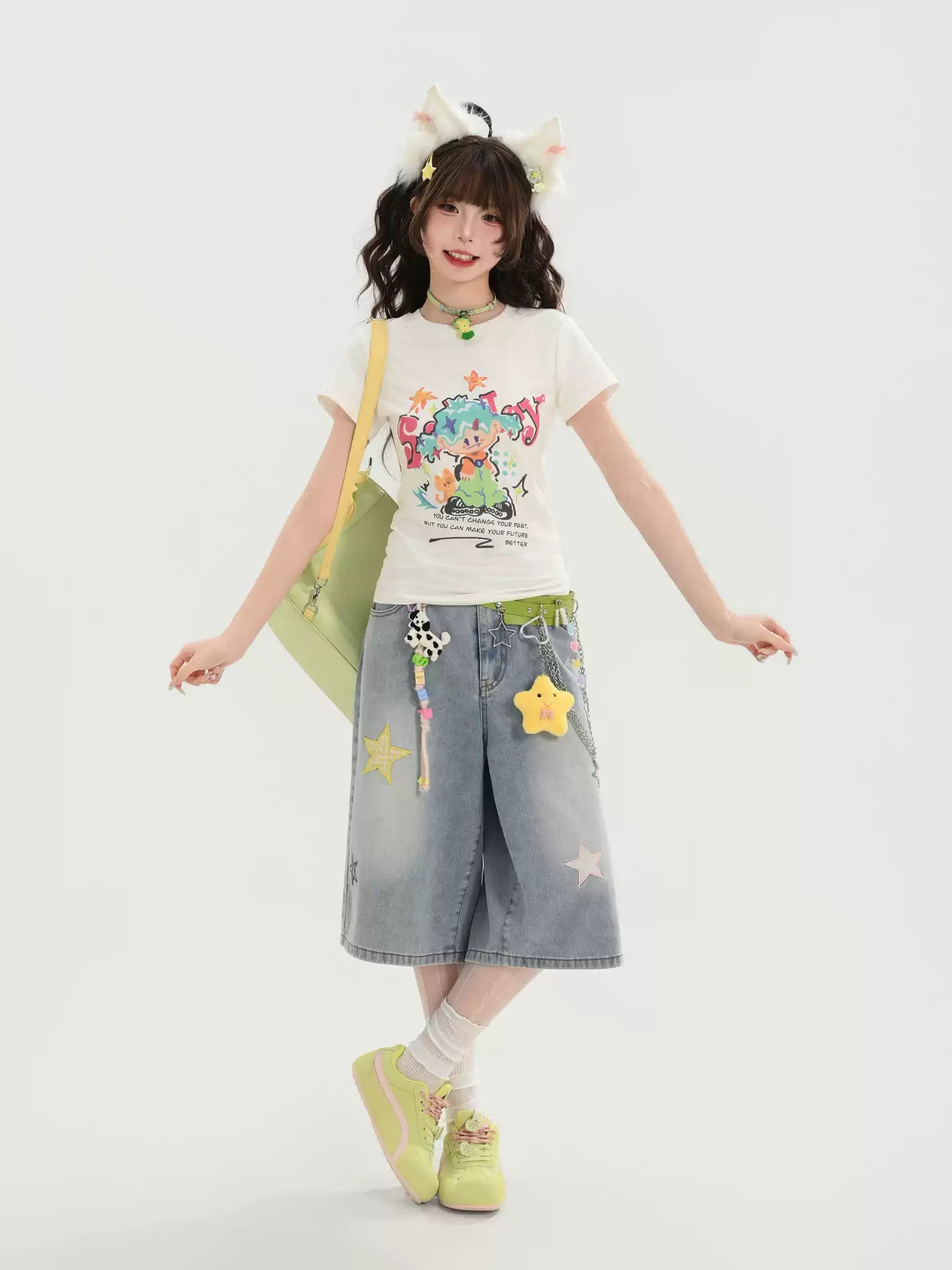 Stardust Cropped Jeans-Bottoms-ntbhshop
