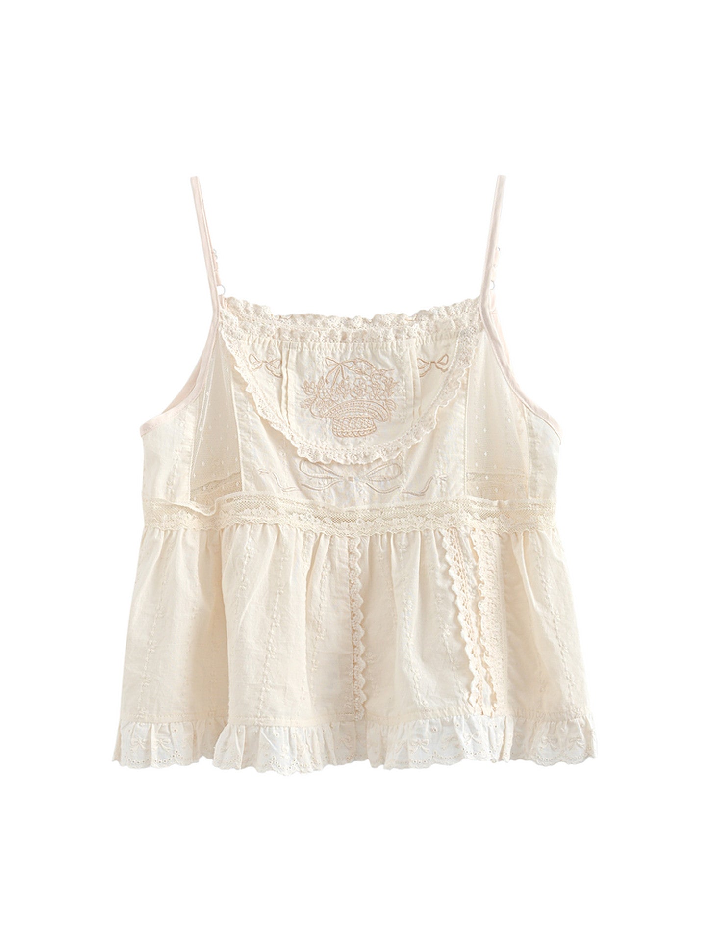 Rose Lace Cami Top-Tops-ntbhshop
