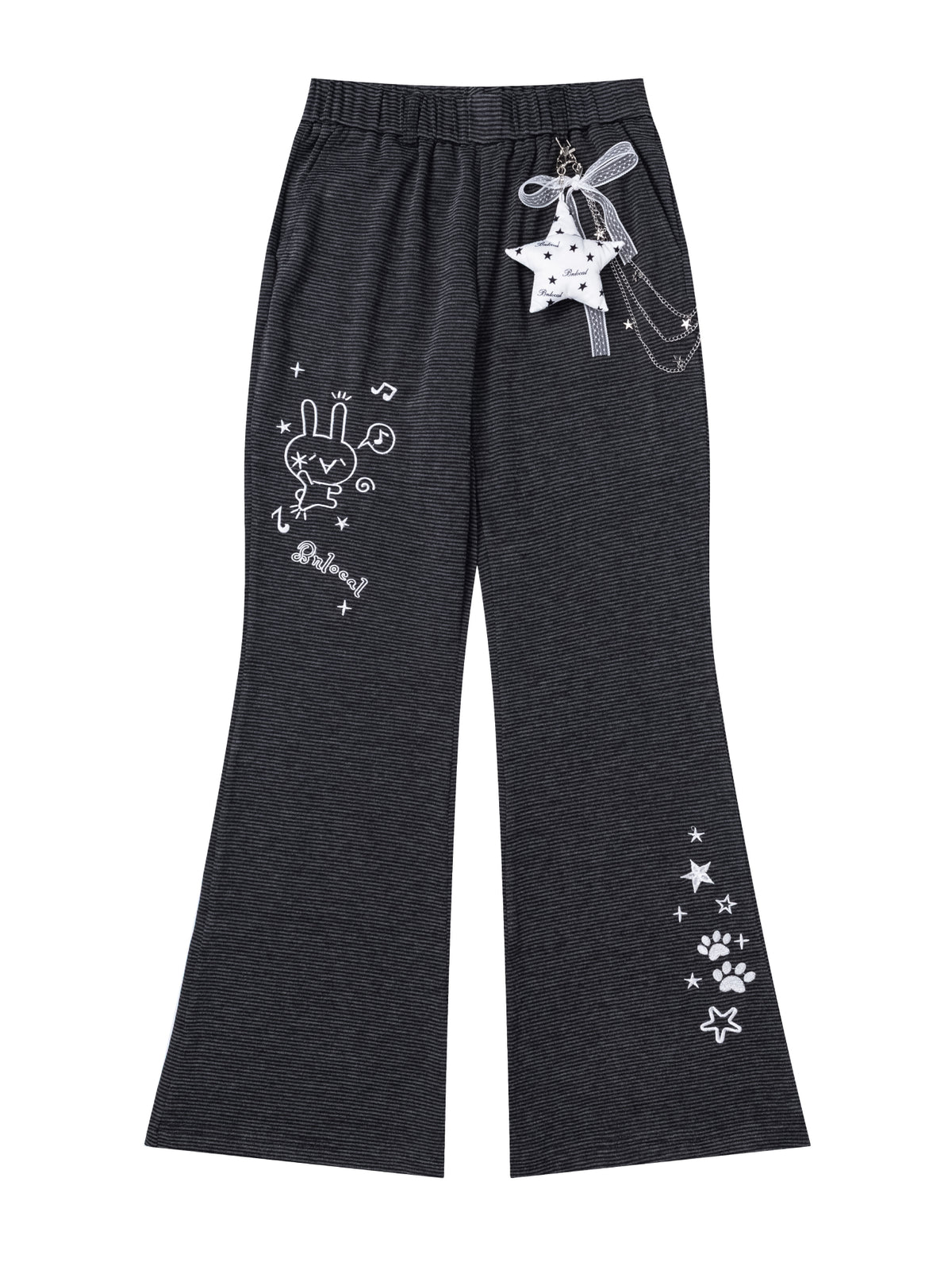 Stargirl Charm Flare Pants-Bottoms-ntbhshop