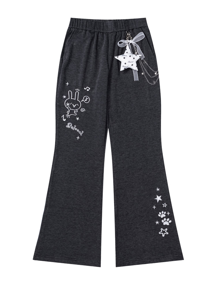 Stargirl Charm Flare Pants-Bottoms-ntbhshop