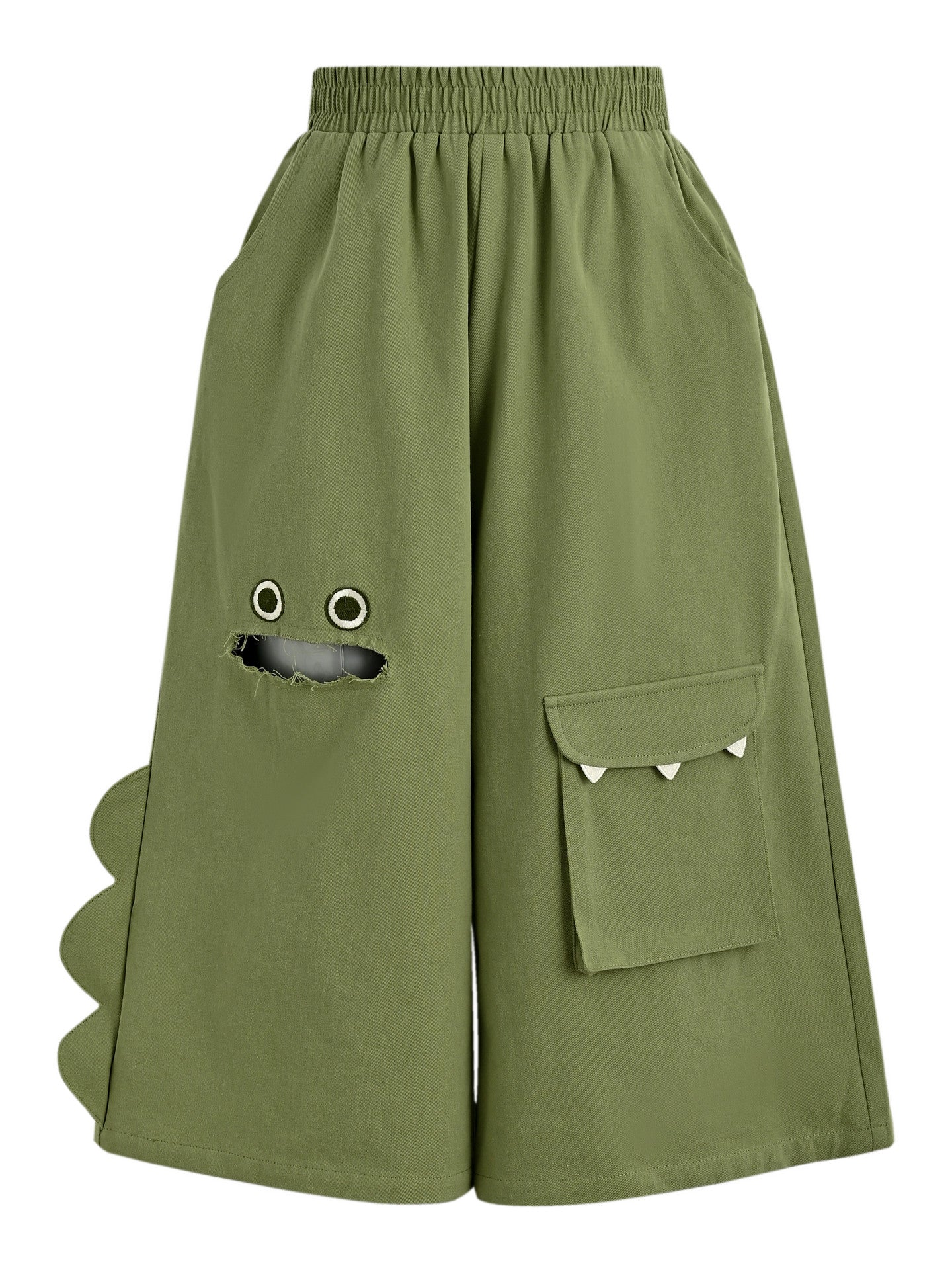Green Monster Culottes-Bottoms-ntbhshop