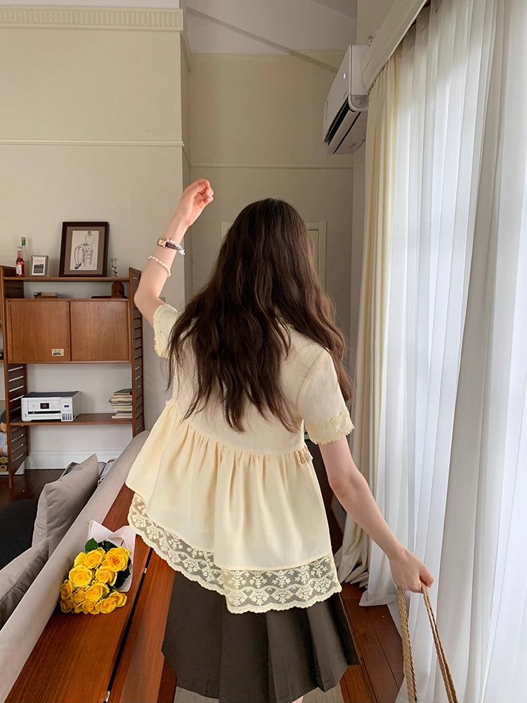 Creamfield Boho Fringe Babydoll Top-ntbhshop