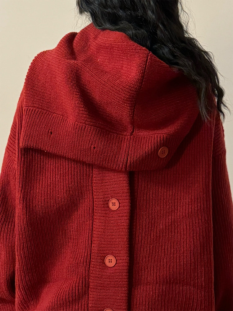 Autumn Hearth Academia Knit Hoodies-ntbhshop