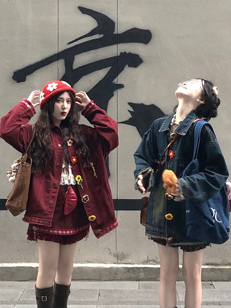 Hazelnut Breeze Patchwork Skorts-ntbhshop