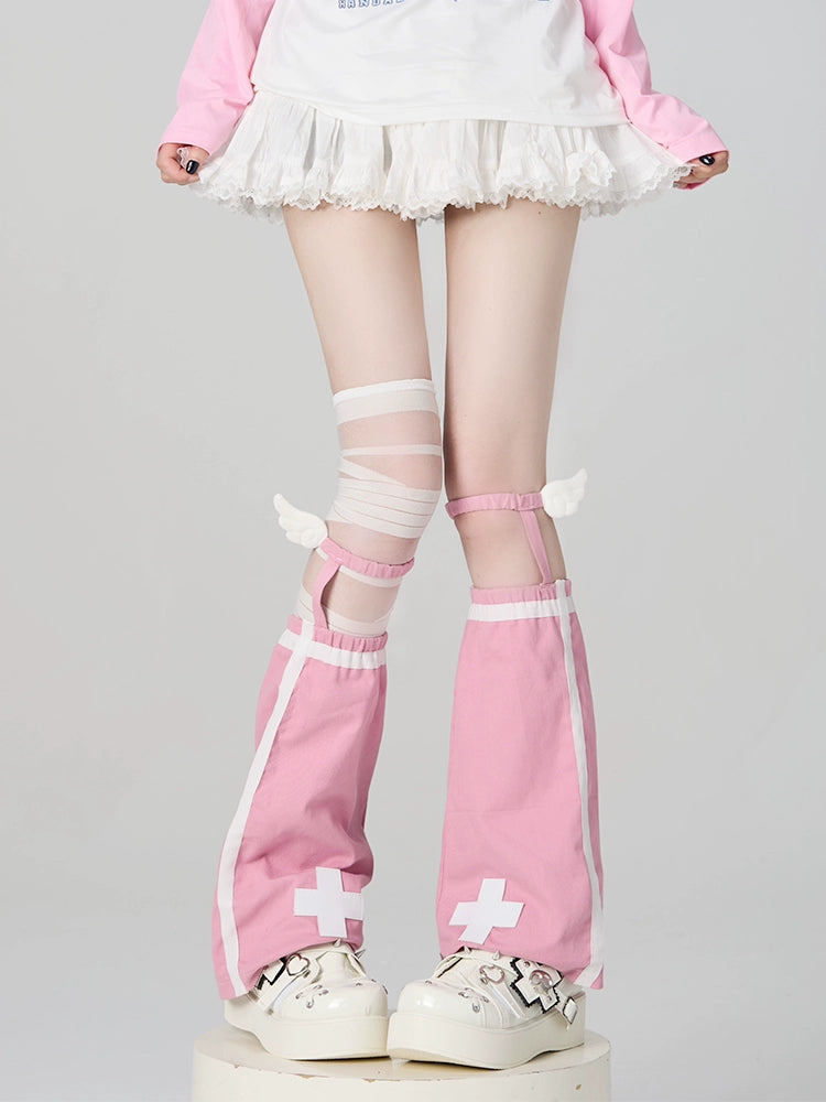Celestial Cross Wing Leg Sleeves & Thigh Socks-ntbhshop
