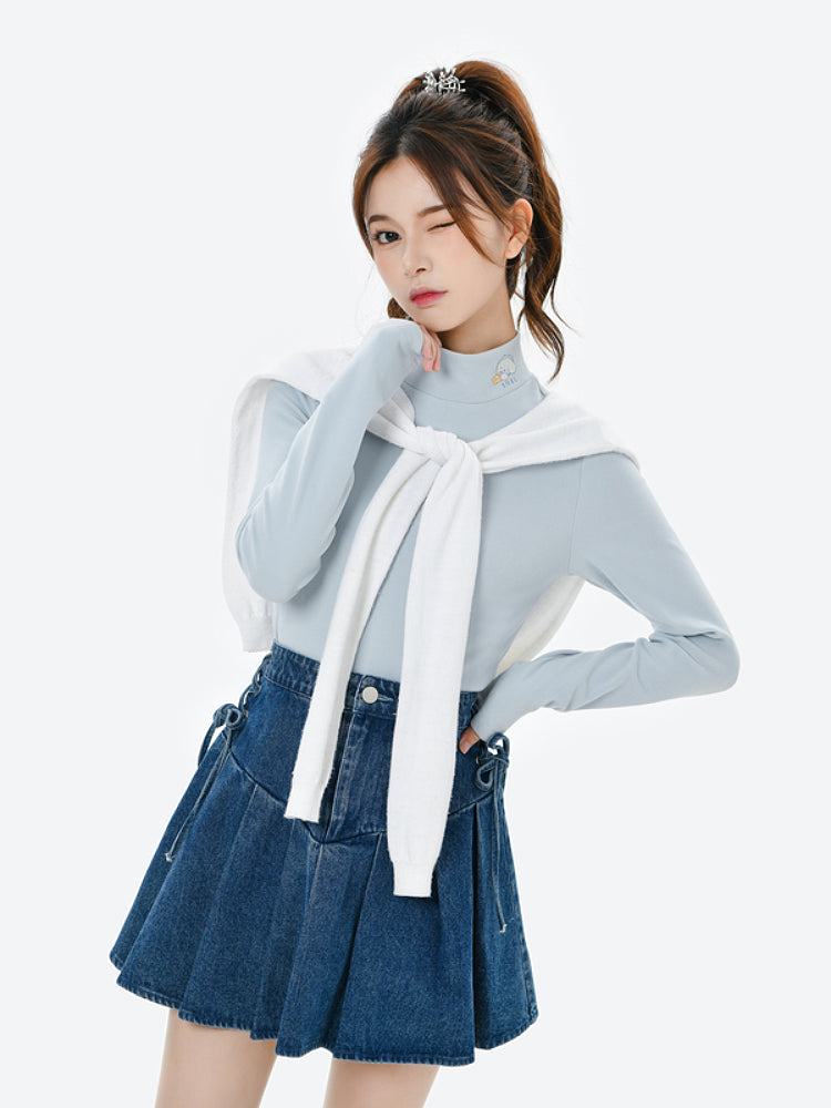 Sweet Stitch Turtleneck Base Tees-ntbhshop