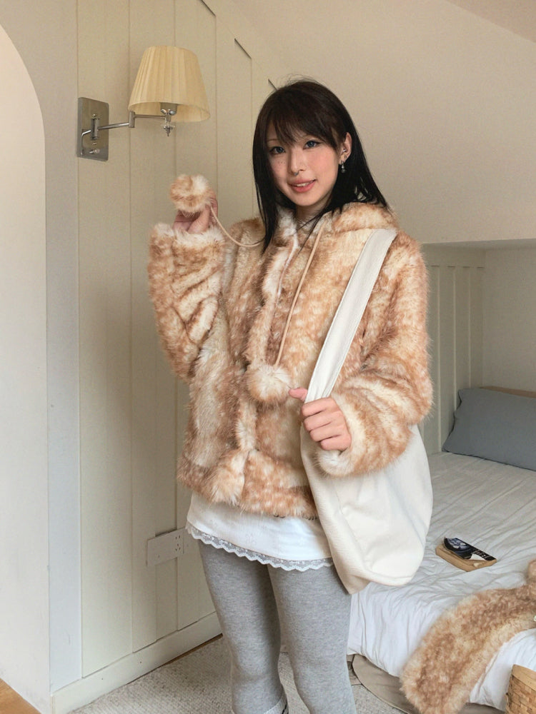 Snow Fawn Cozy Fur Jackets-ntbhshop