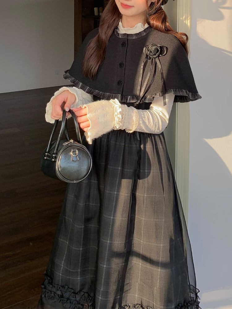 Midnight Rose Cape & Sundress-ntbhshop