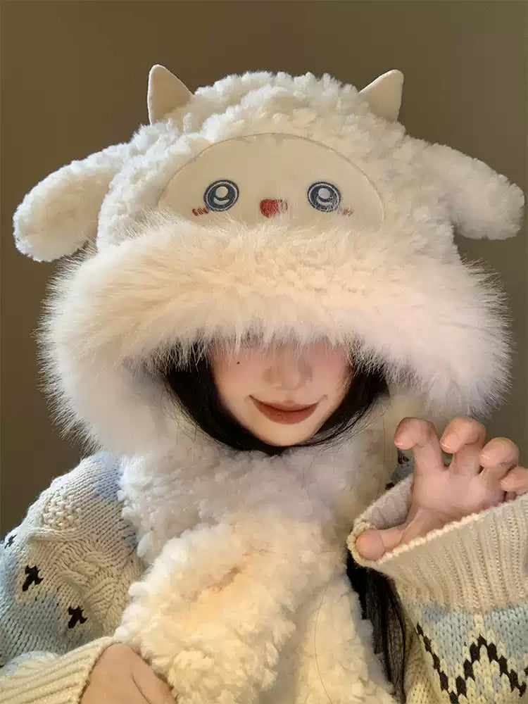 Sheep Cloud Cozy Earflap Hoods-ntbhshop