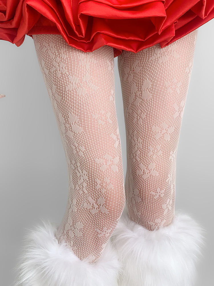 Snow Angel Pom Pom Leg Warmers-ntbhshop