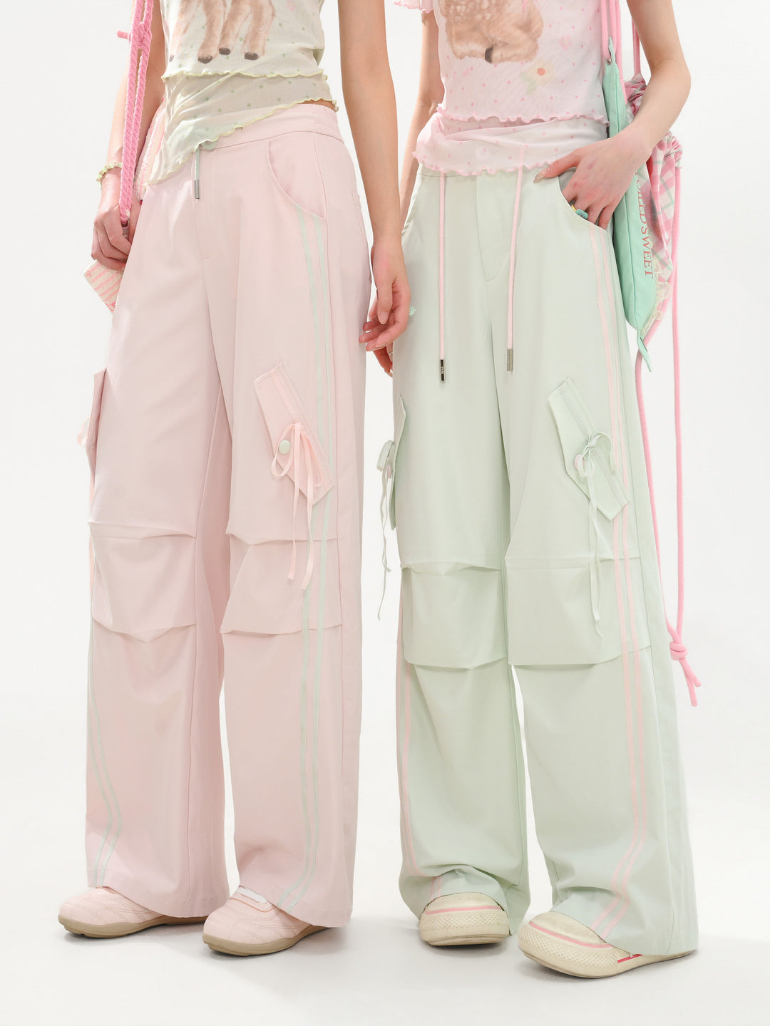 Dear Bambi Cargo Pants-Bottoms-ntbhshop