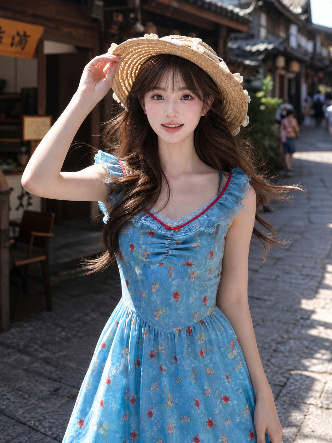 Riviera Floral Maxi Dress-Dresses-ntbhshop