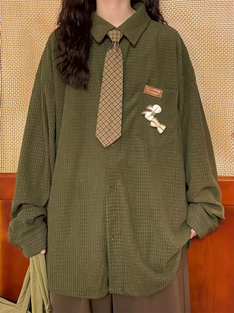 Moss Maze Whimsy Waffle Shirts-ntbhshop