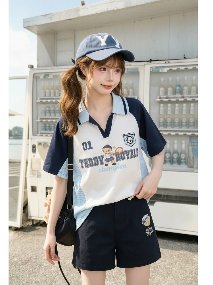 Teddy Royale Sailor Shorts-Bottoms-ntbhshop