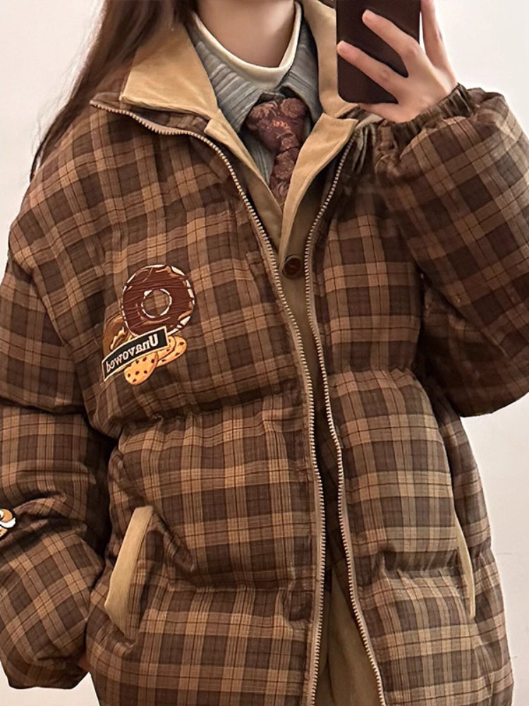 Bakery Plaid Bread Jackets-ntbhshop