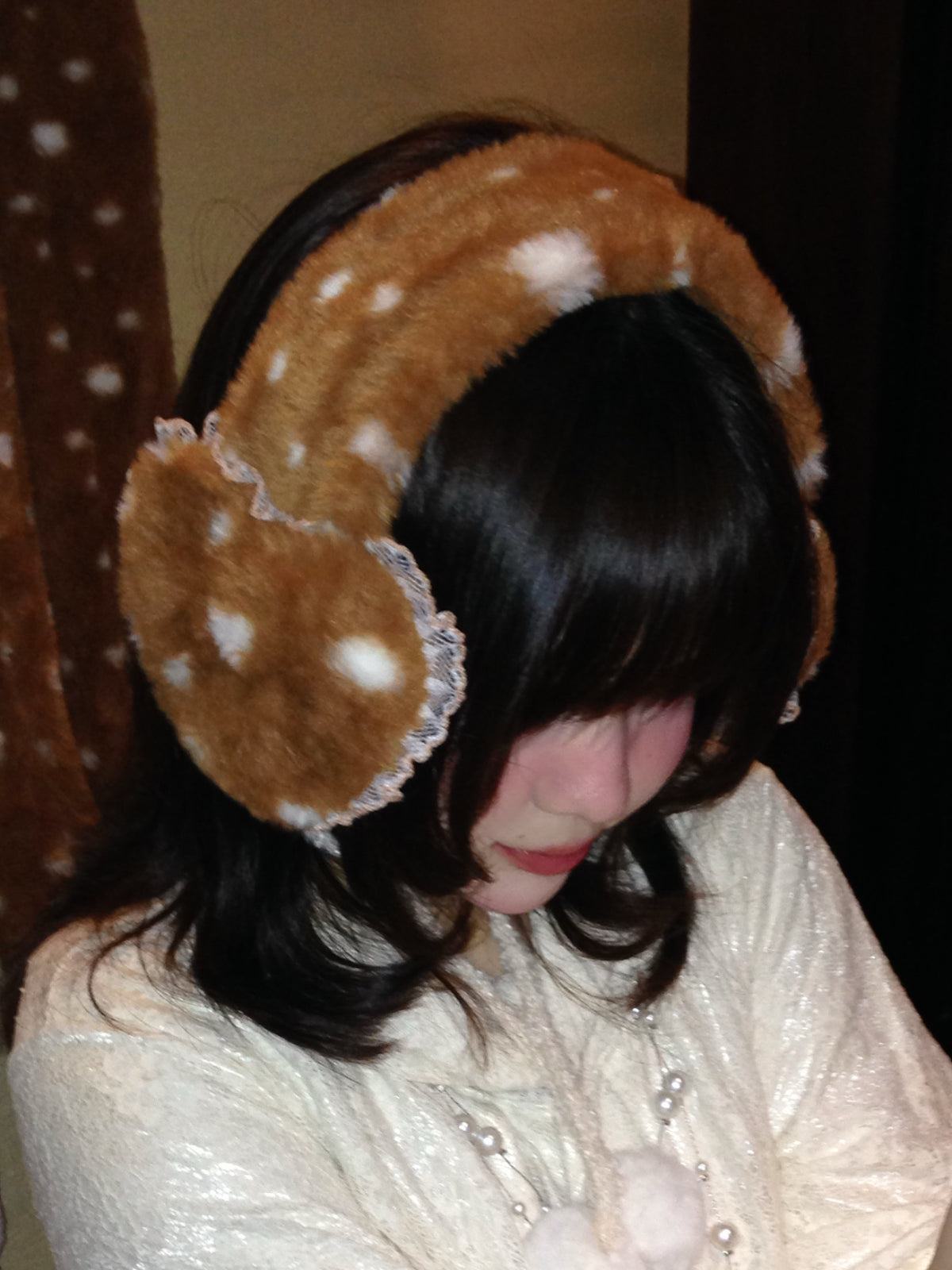 Biscuit Bambi Plush Earmuffs-ntbhshop