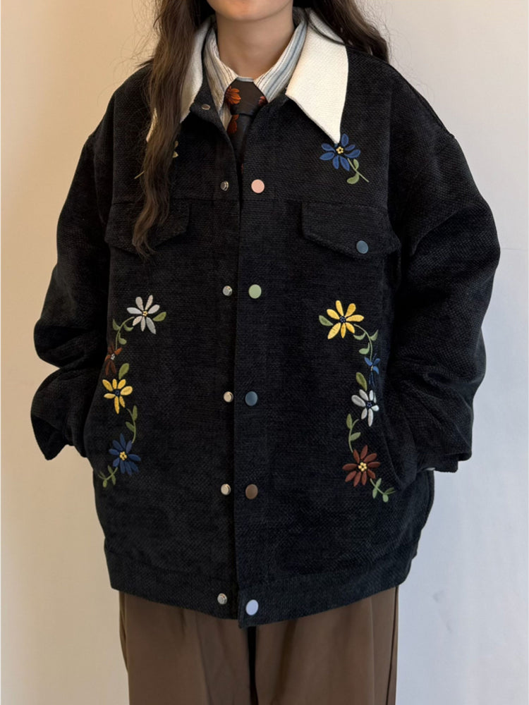 Folk Bloom Corduroy Jackets-ntbhshop