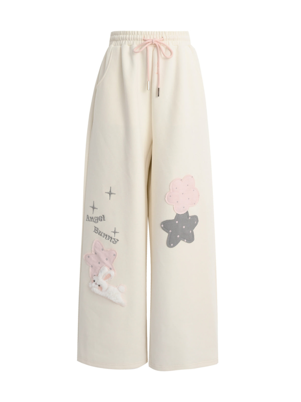 Angel Bunny Wide-Leg Pants-Bottoms-ntbhshop