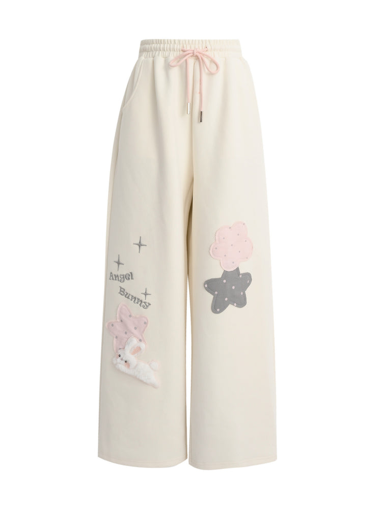 Angel Bunny Wide-Leg Pants-Bottoms-ntbhshop