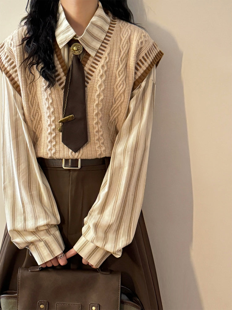 Maple Grove Academia Sweater Vests-ntbhshop