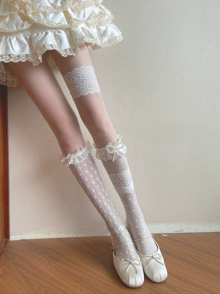 Angels Tea Party Lace Socks Set-ntbhshop