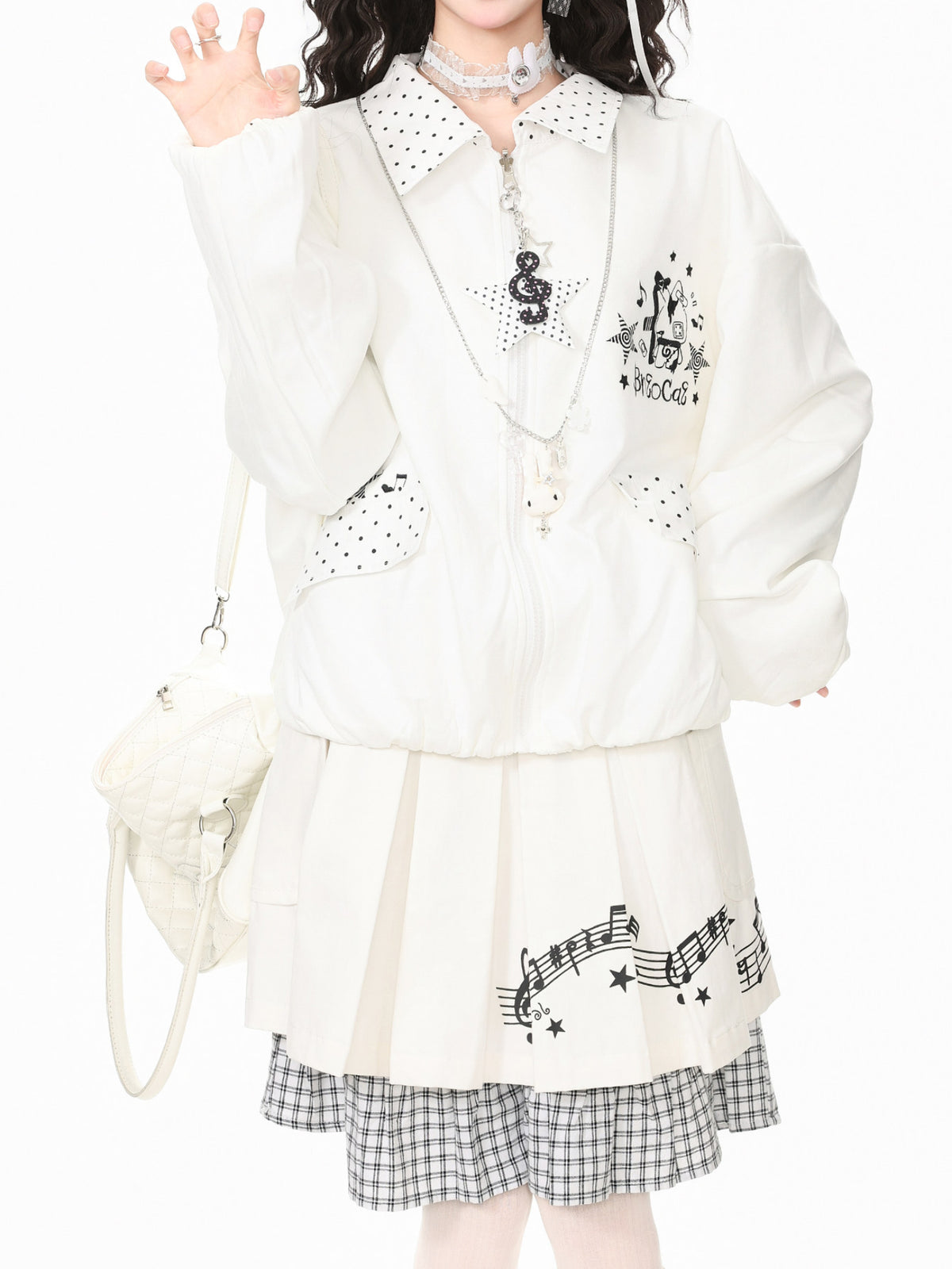 Whimsy Melody Reversible Jackets-Outerwear-ntbhshop