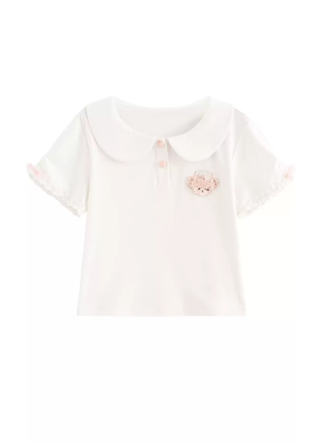 Bakery Bear Doll Collar Tops-Tops-ntbhshop