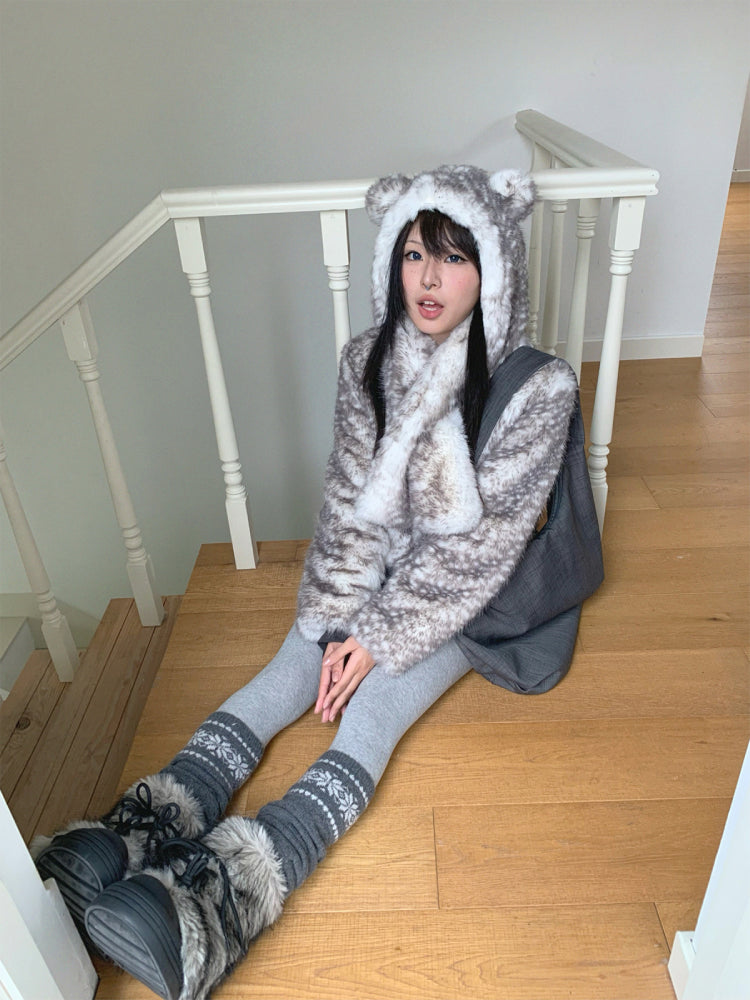 Snow Fawn Cozy Fur Jackets-ntbhshop