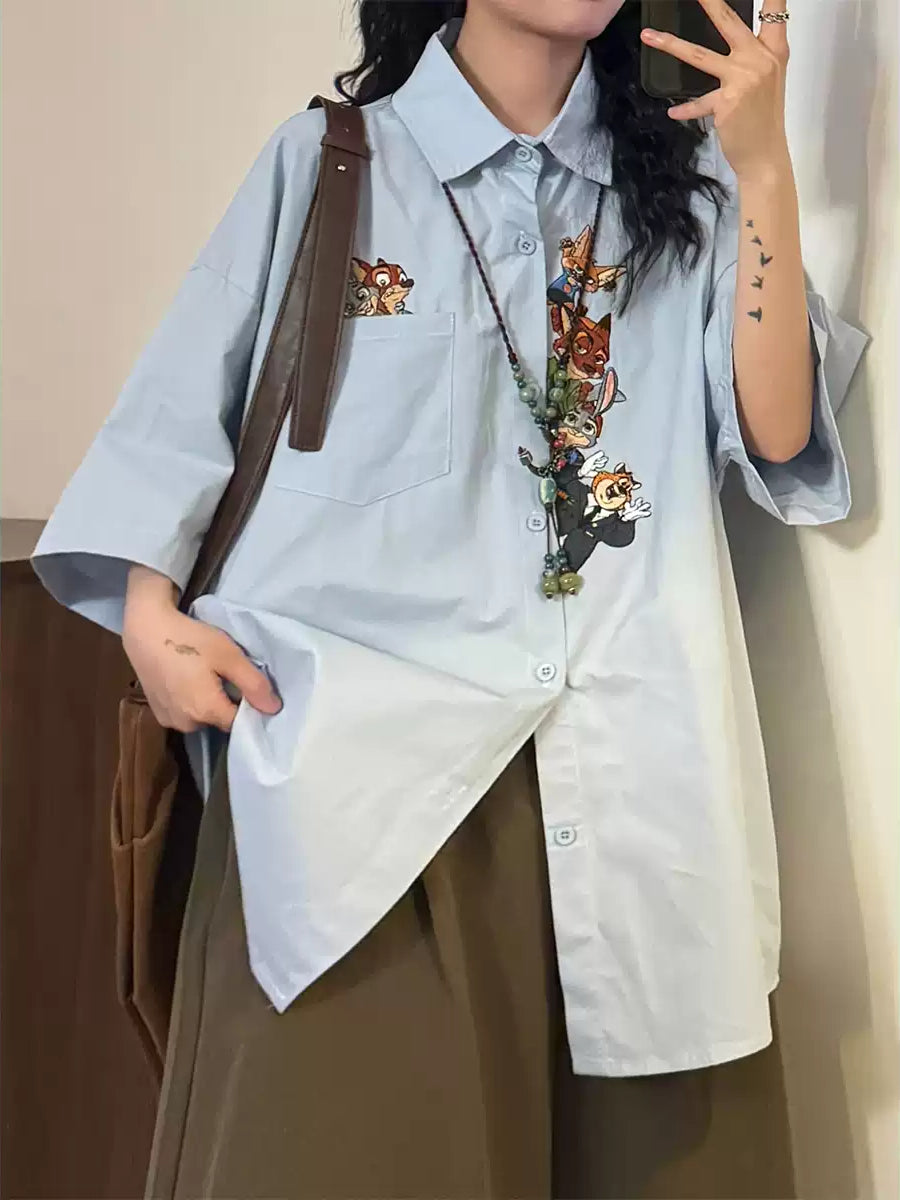 Storybook Critter Pocket Shirts-Tops-ntbhshop