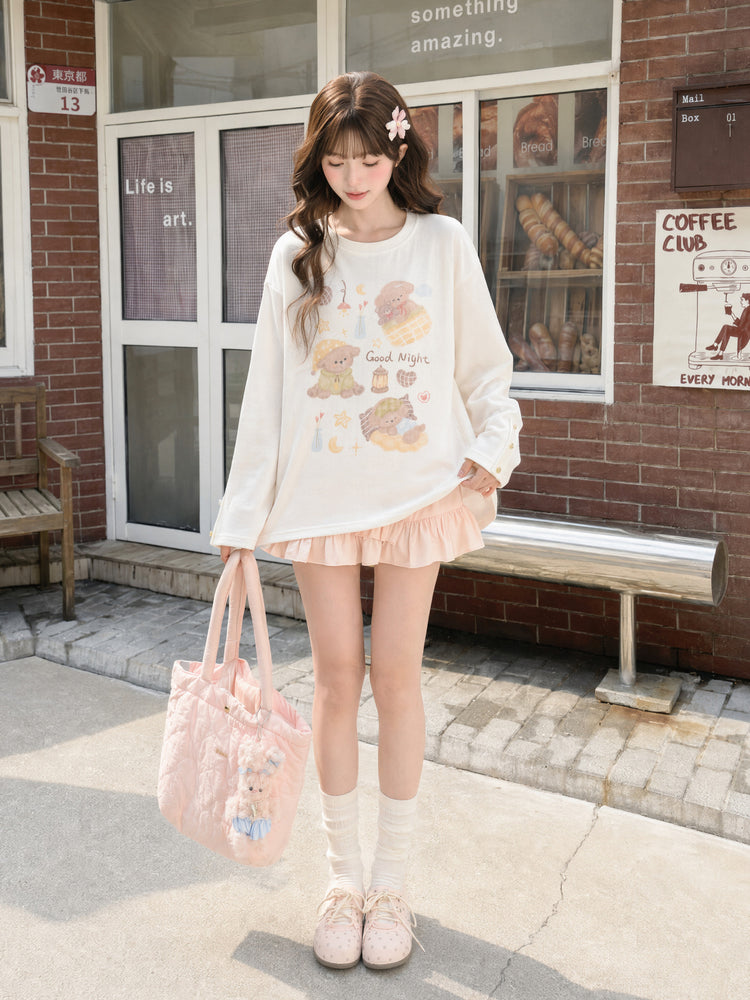 Goodnight Puppy Base Tee-Tops-ntbhshop