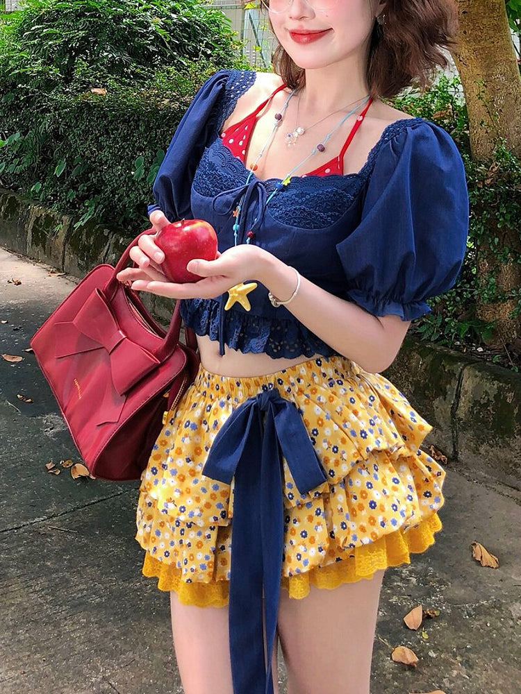 Snow White Cotton Bloomers-Bottoms-ntbhshop