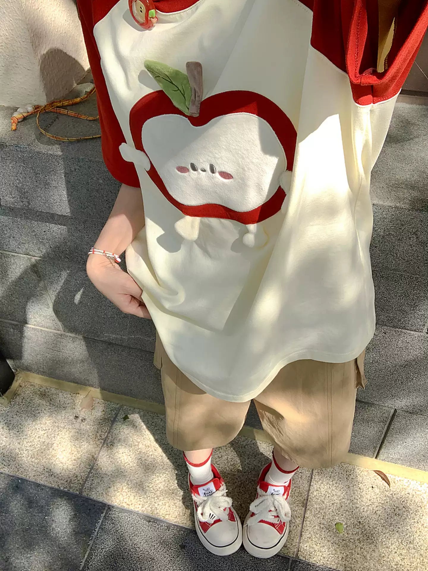 Apple Pop Unisex Tee-Tops-ntbhshop