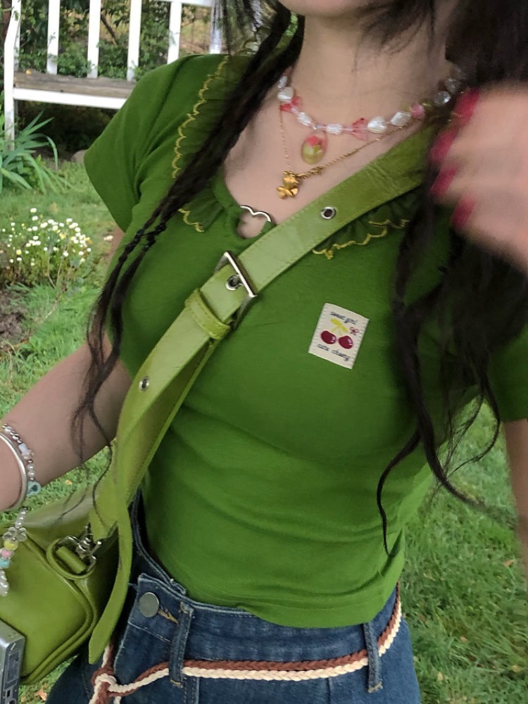 Heart Hollow Dopamine Crop Tops-ntbhshop