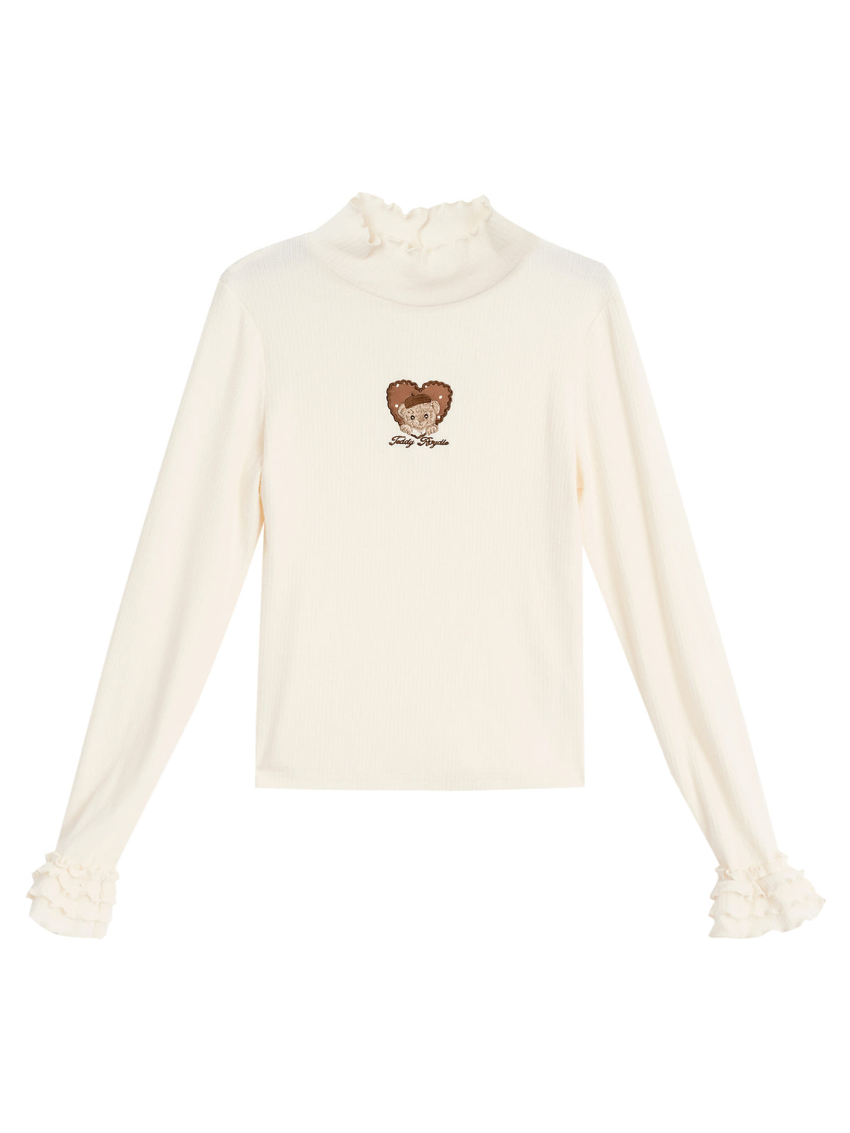 Teddy Royale Ribbed Top-Tops-ntbhshop