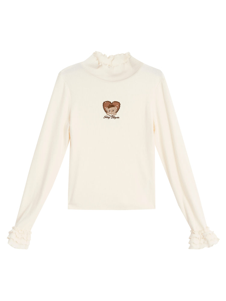 Teddy Royale Ribbed Top-Tops-ntbhshop