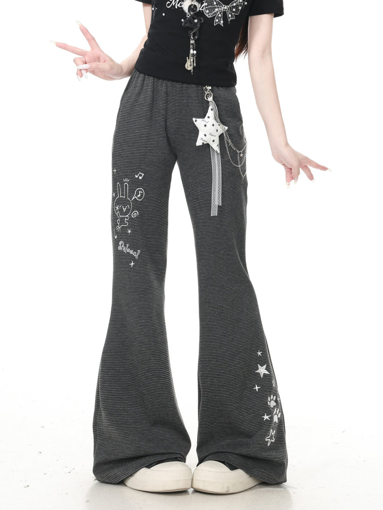 Stargirl Charm Flare Pants-Bottoms-ntbhshop