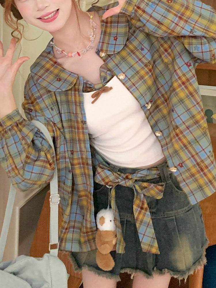 Starry Bear Academy Cami, Shirt & Skirt-ntbhshop